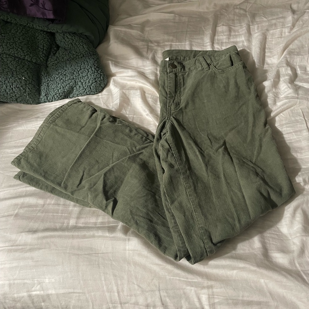 Green Corduroy Pants